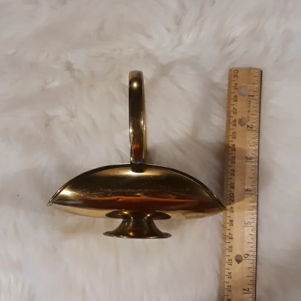 Lombard Brass Mini Gathering Basket
